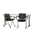 thumbnail image 1 of Bush Business Furniture 400 Series 72W x 24D Training Table with Folding Chairs, 1 of 8