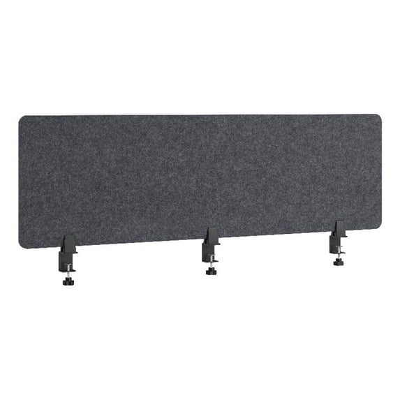 Bush Business Furniture 58W Desktop Privacy Screen in Cool Charcoal