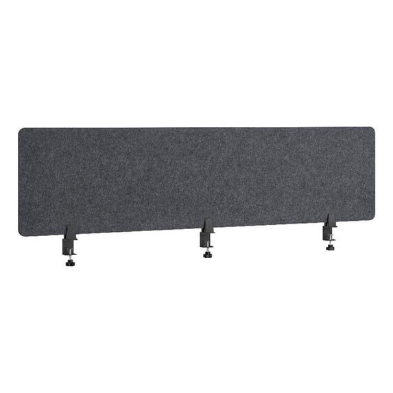 Bush Business Furniture 70W Desktop Privacy Screen in Cool Charcoal