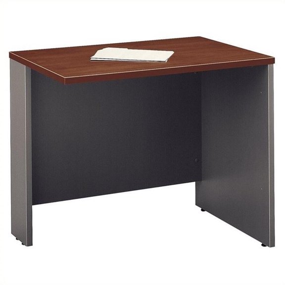 Bush Business Furniture Components Return Bridge, 36"W, Hansen Cherry/Graphite Gray, Standard Delivery