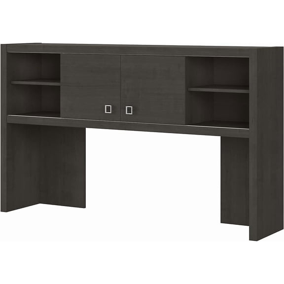 Bush Business Furniture Echo 60W Hutch in Charcoal Maple