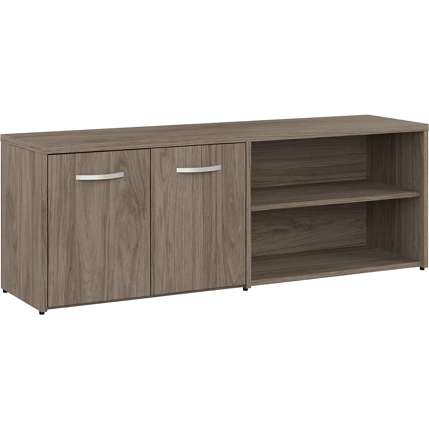 Bush Business Furniture Jamestown Low Storage Cabinet with Doors and Shelves - JTS160SG