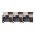 thumbnail image 1 of Bush Business Furniture Office-in-an-Hour 3 Desk Workstation in Hansen Cherry, 1 of 1