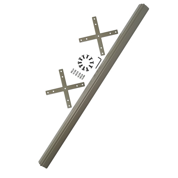 Bush Business Furniture ProPanels X Connector with 66H Post Taupe PH99568-03