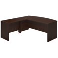 thumbnail image 1 of Bush Business Furniture SRE023MR 72 x 36 in. Series C Elite Bow Front L-Shaped Desk with 42 in. Return - Mocha Cherry, 1 of 7