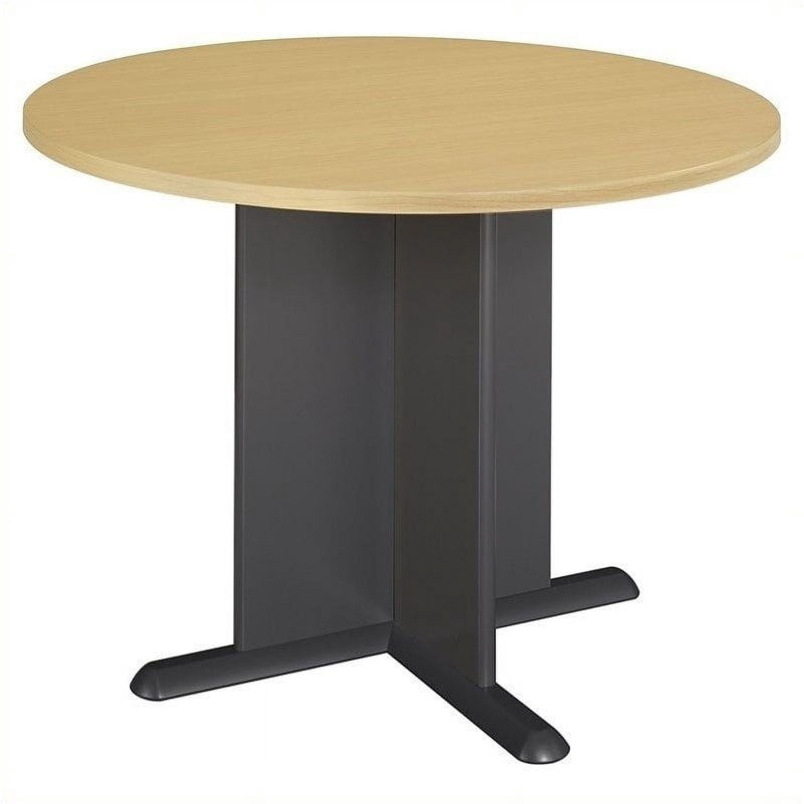 Table Bush Round Table Bush Business Furniture Series A-C 42 Inch Round Conference Table in ...