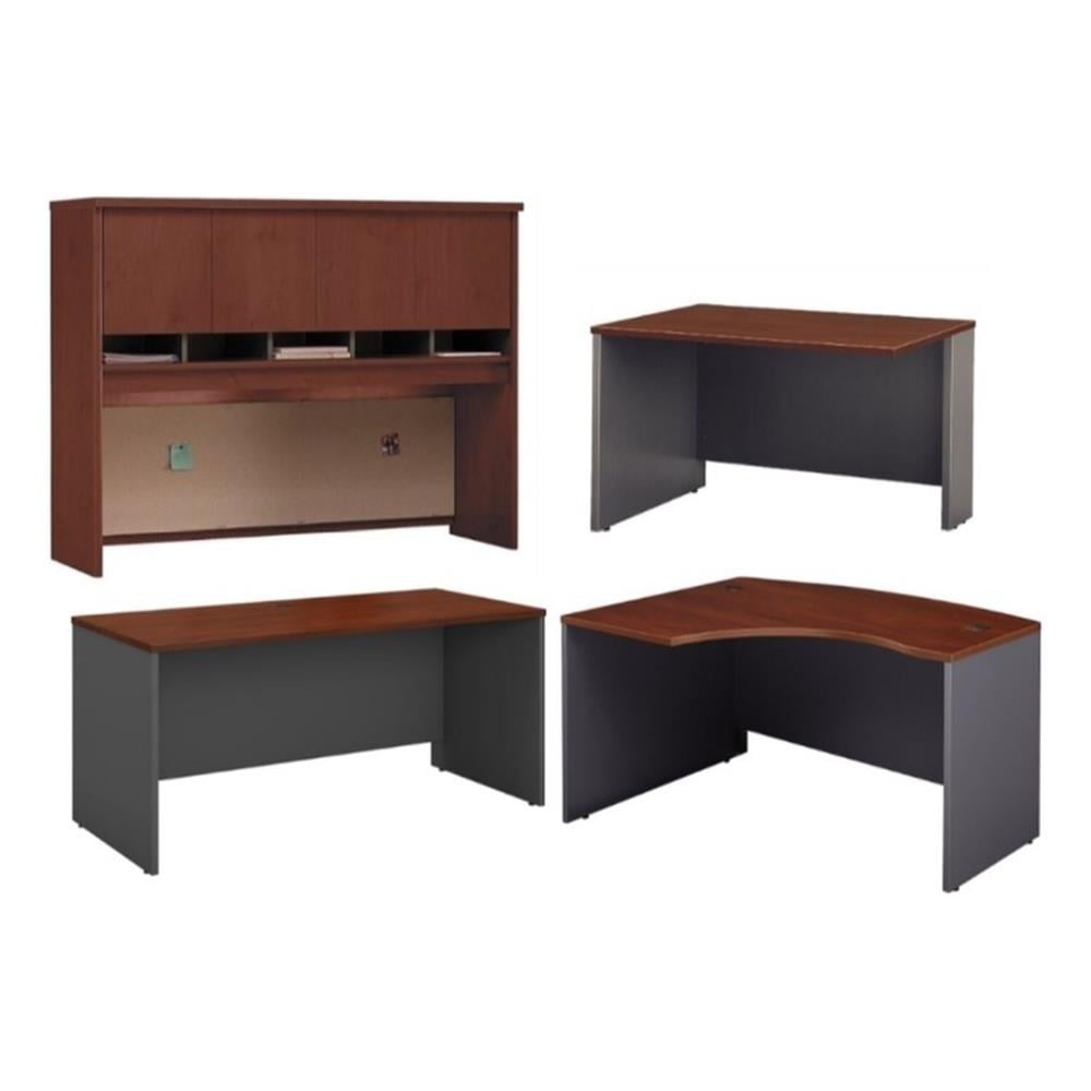 Bush Business Furniture Series C 4-Piece U-Shape Office Desk in