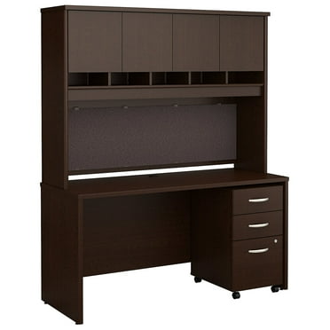 Bush Business Furniture Series C 60" 3 Drawer Credenza with Hutch
