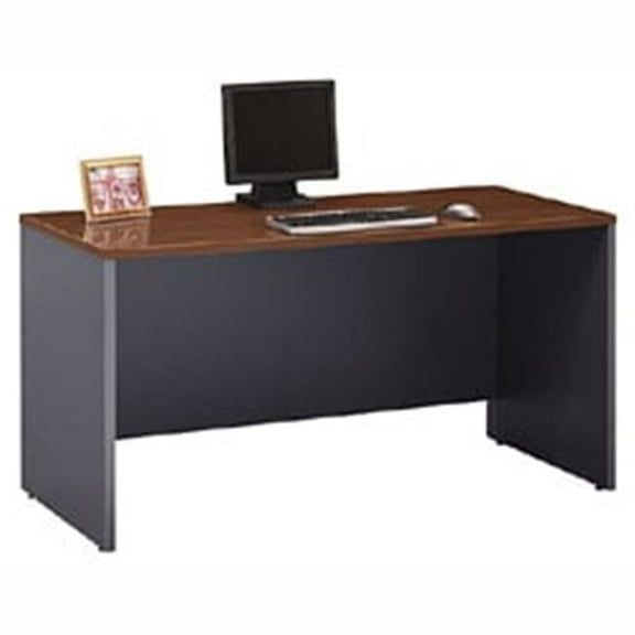 Bush Business Furniture  Series C Credenza 60 Inch - Hansen Cherry - Graphite Gray