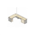 thumbnail image 1 of Bush Business Furniture Series C L-Shape Wood Office Set Hansen Cherry, 1 of 5