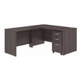 thumbnail image 1 of Studio C 60W L Shaped Desk with Drawers in Storm Gray - Engineered Wood, 1 of 8