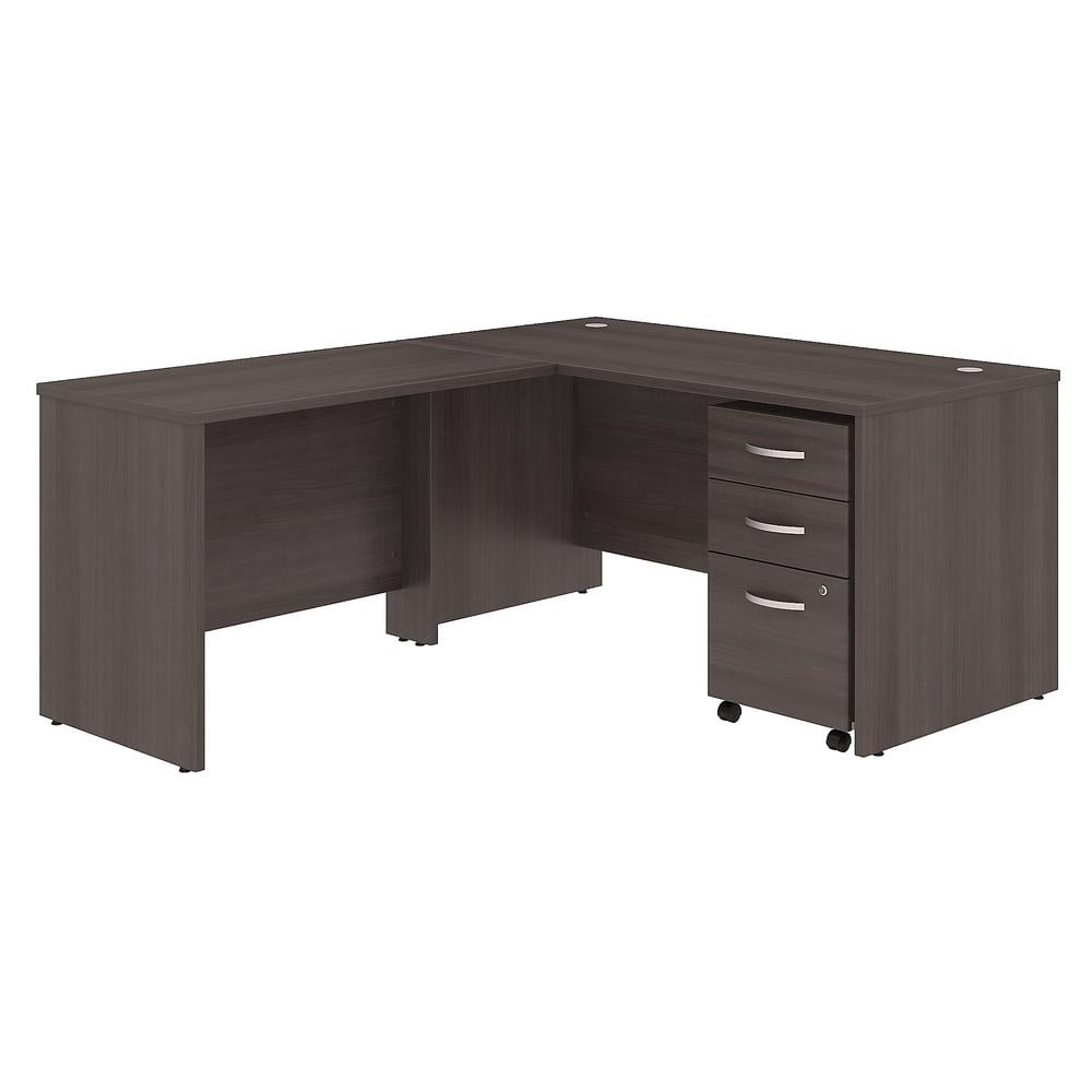 Studio C 60W x 30D L Shaped Desk with Mobile File Cabinet and 42W Return in Storm Gray Studio C 60W x 30D L Shaped Desk with Mobile File Cabinet and 42W Return in Storm Gray
