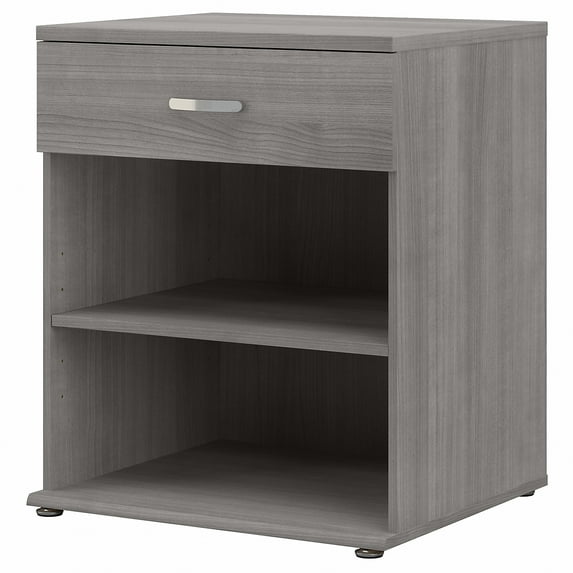 Bush Business Furniture Universal Garage Storage Cabinet with Drawer and Shelves - Platinum Gray