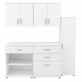 thumbnail image 1 of Universal 5 Piece Modular Garage Storage Set in White - Engineered Wood, 1 of 7