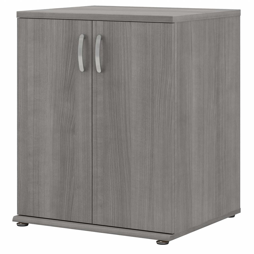 Platinum Gray Freestanding Laundry Cabinet with Adjustable Shelves