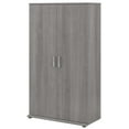 thumbnail image 1 of Bush Business Furniture Universal Tall Linen Cabinet with Doors 36W x 17D x 62H Engineered Wood 5-Shelf - Platinum Gray, 1 of 8