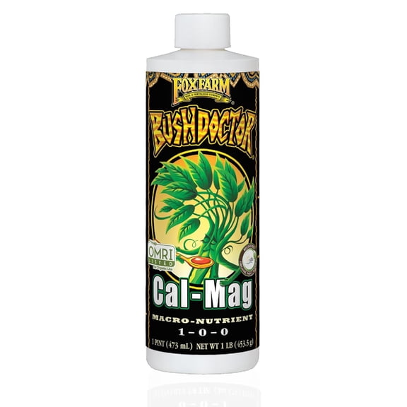Bush Doctor Cal Mag for Plants -OMRI Listed for Organic Gardening - 1-0-0, 3% Calcium, 0.9% Magnesium - 1-Pint