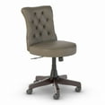 thumbnail image 1 of Bush Fairview Mid Back Faux Leather Office Chair in Washed Gray, 1 of 5