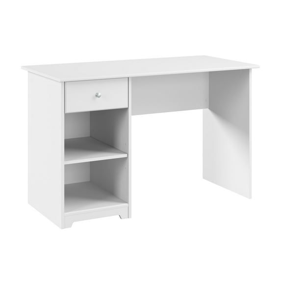 Bush Furniture Cabot 48W Computer Desk with Storage in White