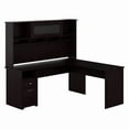 thumbnail image 1 of Bush Furniture Cabot 72" L Desk and Hutch with Storage, Espresso Oak, 1 of 8