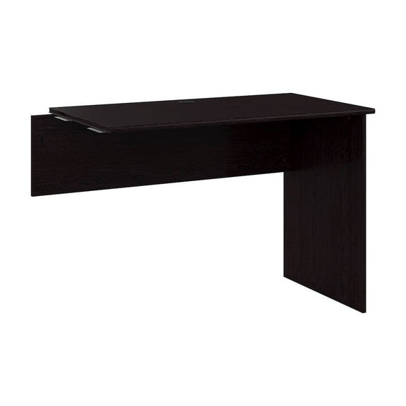 Bush Furniture Cabot Engineered Wood 42W Shell Desk Return in Espresso Oak