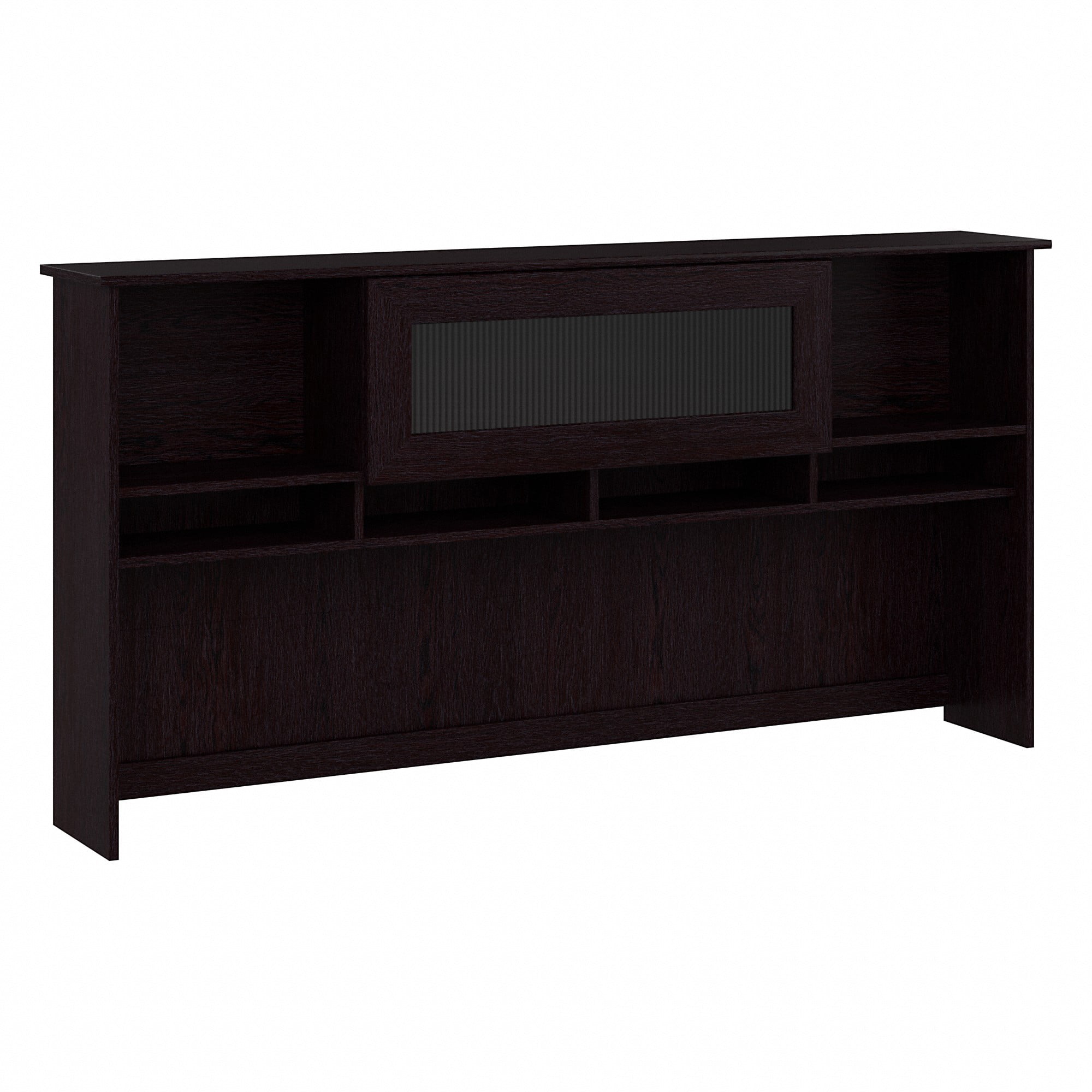 Bush Furniture Cabot Hutch for 72” Computer Desk, Espresso Oak