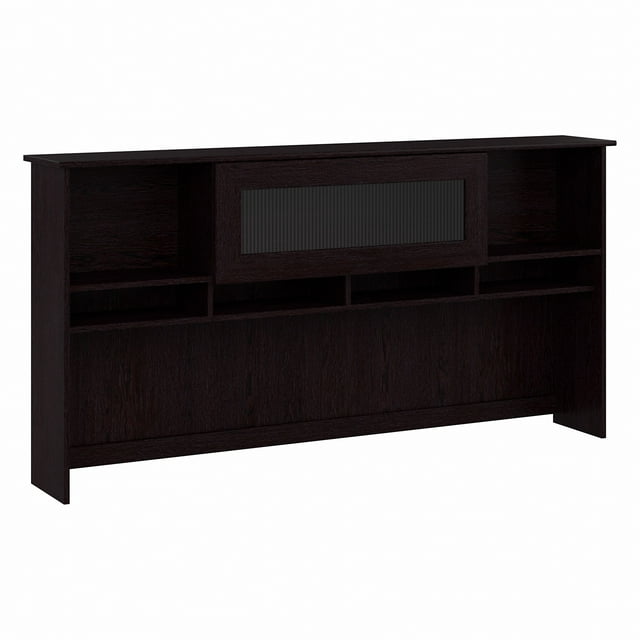 Bush Furniture Cabot Hutch for 72” Computer Desk, Espresso Oak