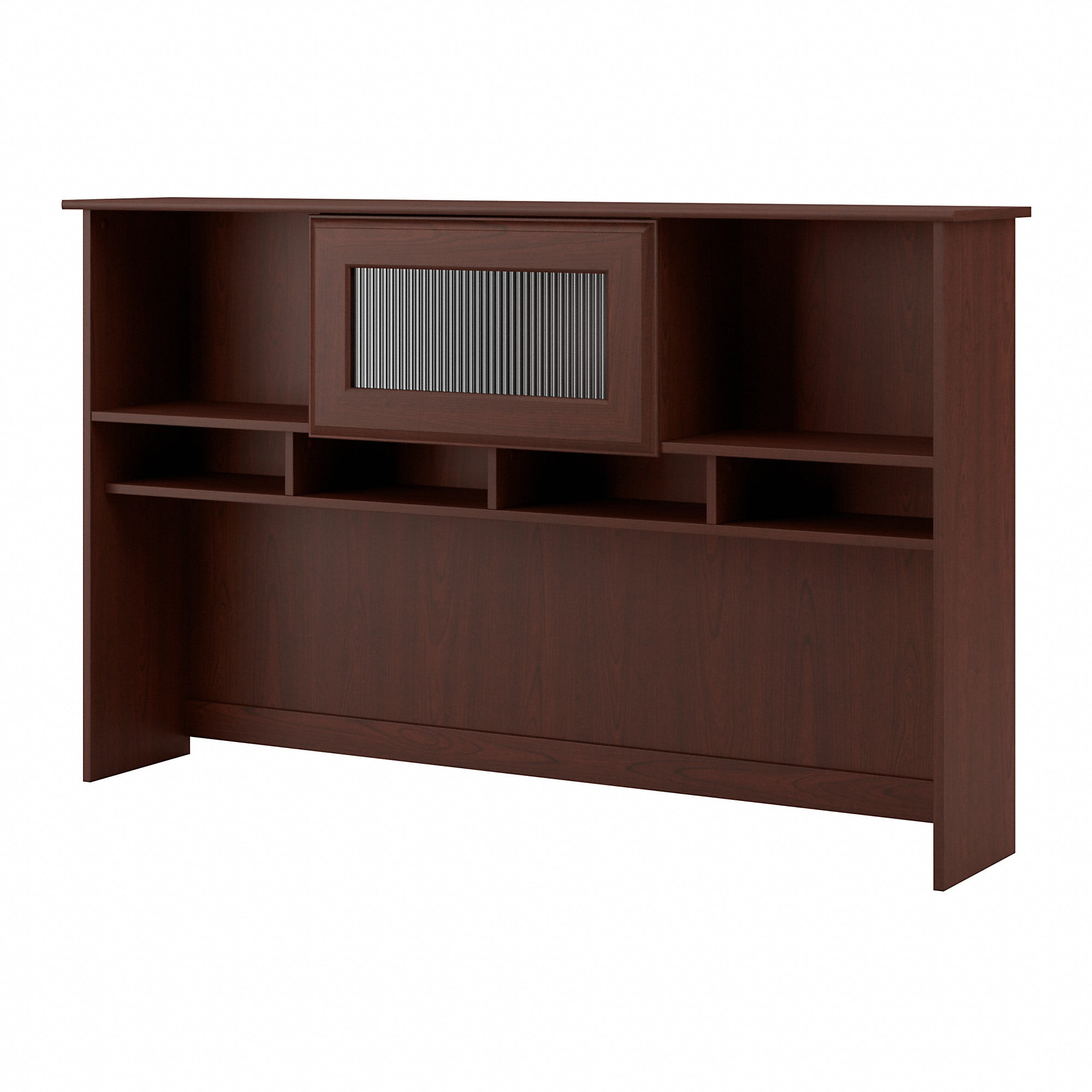Bush Furniture Cabot Hutch for L Desk or Corner Desk, Harvest Cherry