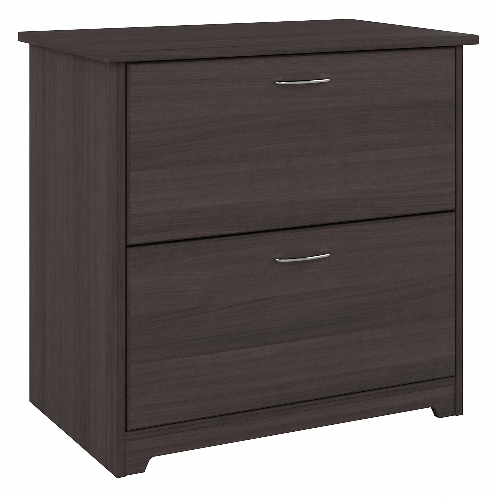 Bush Furniture Cabot Lateral File 2 Drawer, Heather Gray