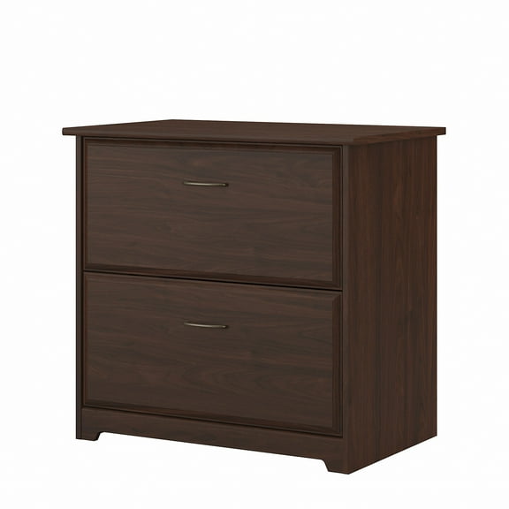 Bush Furniture Cabot Lateral File Cabinet, 2 Drawer, Modern Walnut