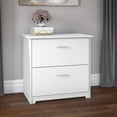 thumbnail image 1 of Bush Furniture Cabot Lateral File Cabinet, 2 Drawer, White, 1 of 2