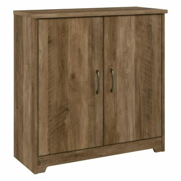 Bush Furniture Cabot Small Bathroom Cabinet in Reclaimed Pine - Engineered Wood