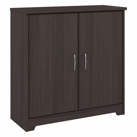 Bush Furniture Cabot Small Storage Cabinet, Heather Gray