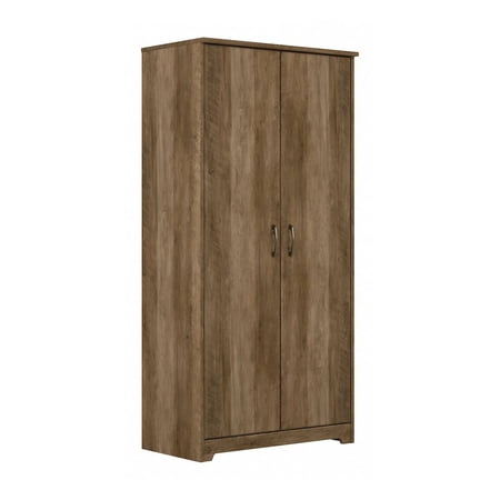 Bush Furniture Cabot Tall Bathroom Cabinet in Reclaimed Pine - Engineered Wood