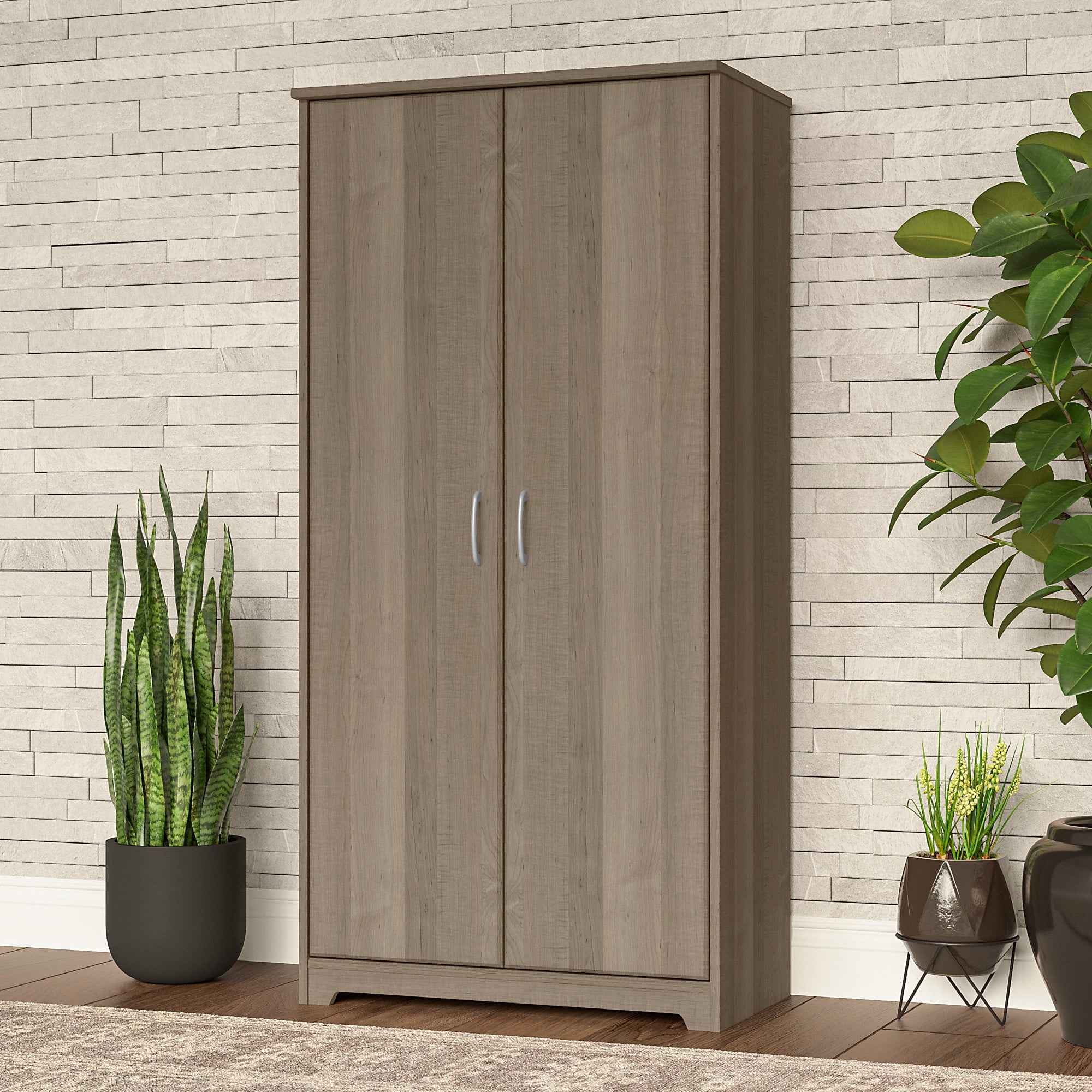 Bush furniture cabot tall storage cabinet deals