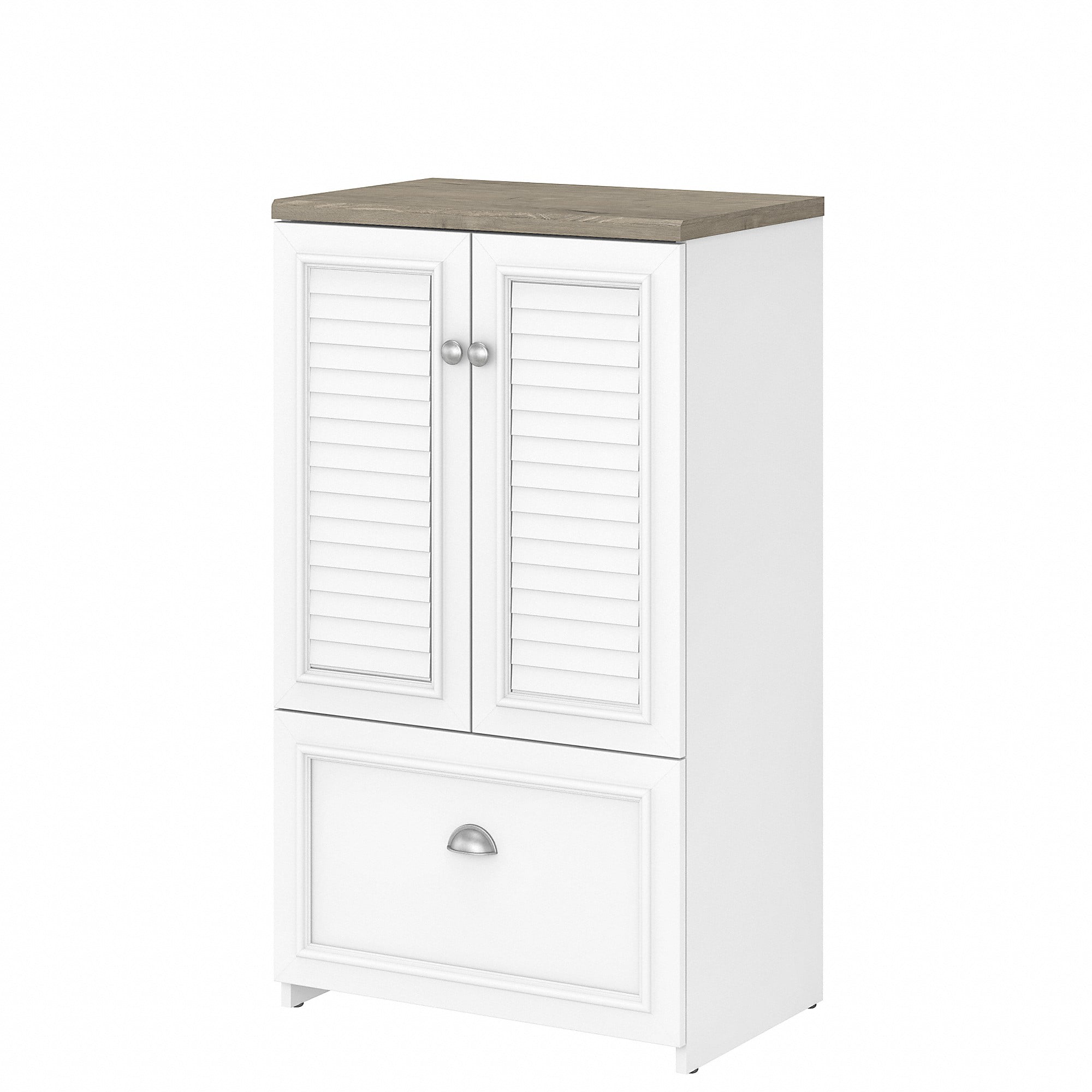 Bush Furniture Fairview 2 Door Storage with File Drawer