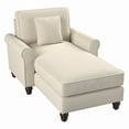 thumbnail image 1 of Bush Furniture Hudson Chaise Lounge with Arms-Finish:Cream Herringbone Fabric, 1 of 8