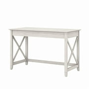 Bush Furniture Key West 48" Writing Desk, Linen White Oak