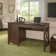 Bush Furniture Key West 54W Computer Desk with Storage Bing Cherry KWD154BC-03