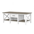 thumbnail image 1 of Bush Furniture Key West Coffee Table with Storage, Shiplap Gray & Pure White, 1 of 7