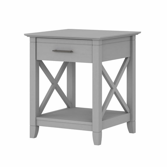 Bush Furniture Key West End Table, Cape Cod Gray