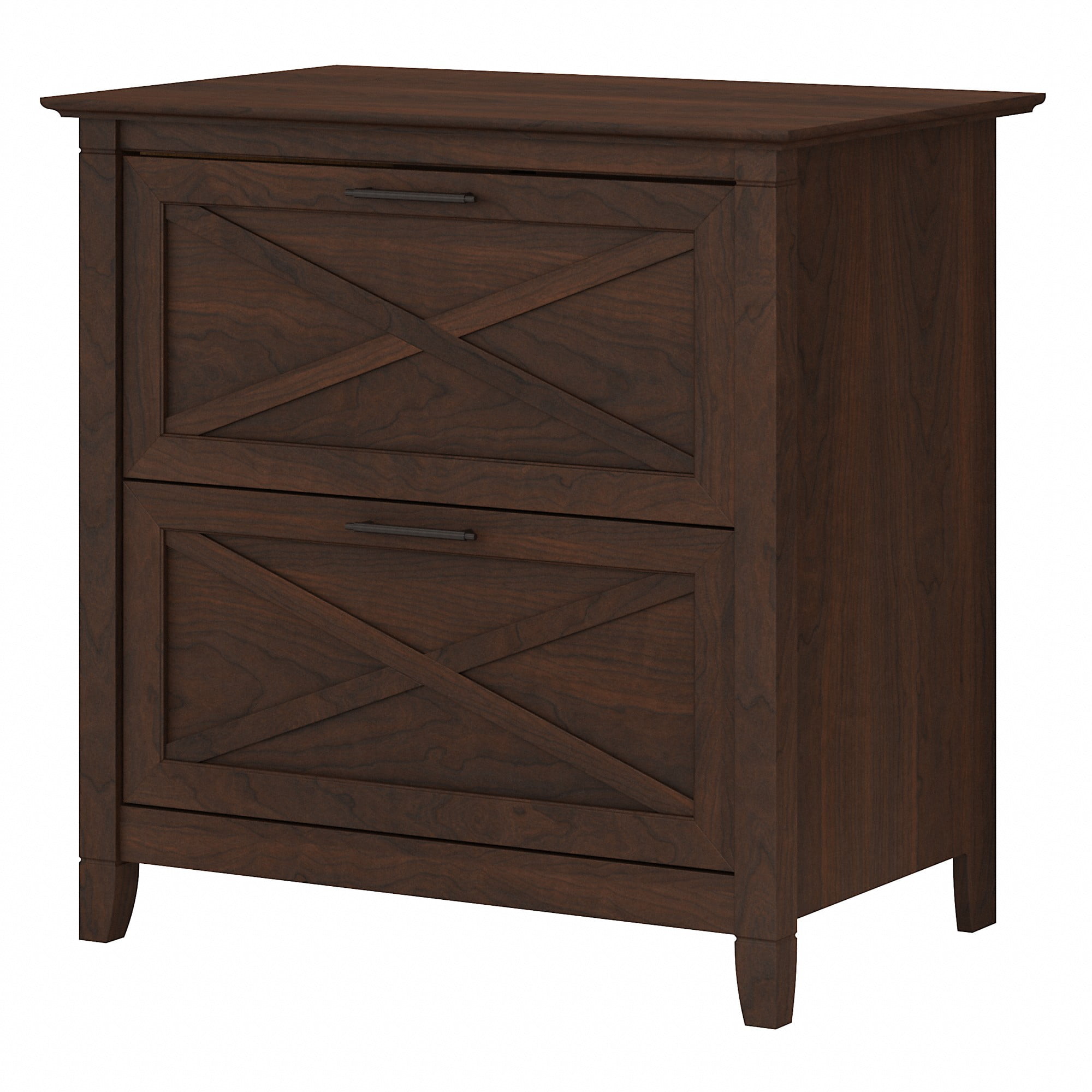 Bush furniture key west 2 drawer lateral file cabinet in bing cherry deals
