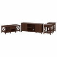 thumbnail image 1 of Bush Furniture Key West TV Stand for 70 Inch TV with Coffee Table and End Tables in Bing Cherry, 1 of 7
