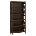 thumbnail image 1 of Bush Furniture Key West Tall 5 Shelf Bookcase, Bing Cherry, 1 of 6