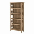thumbnail image 1 of Bush Furniture Key West Tall 5 Shelf Bookcase, Reclaimed Pine, 1 of 8