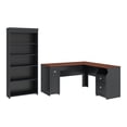 thumbnail image 1 of Bush Furniture Fairview - Desk - 2-piece - L-shaped - antique black - antique black base, 1 of 9