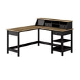 thumbnail image 1 of Bush Furniture Mayfield 60W L Shaped Computer Desk with Desktop Organizer in Vintage Black and Reclaimed Pine, 1 of 10