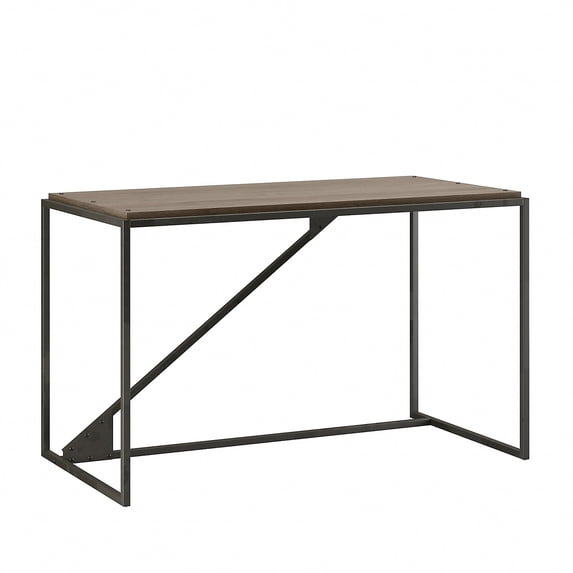 Bush Furniture Refinery 50W Industrial Desk, Brown/Gray