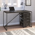 thumbnail image 1 of Bush Furniture Refinery 50W Industrial Desk with 3 Drawer Mobile File Cabinet, Brown/Gray, 1 of 7