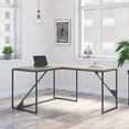 thumbnail image 1 of Bush Furniture Refinery 50W L Shaped Industrial Desk, Gray,Brown,Multi-color, 1 of 7